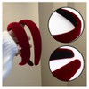Wanfoou: 4 Pieces Wide Velvet Headbands Difficult Padded Headbands Retro
