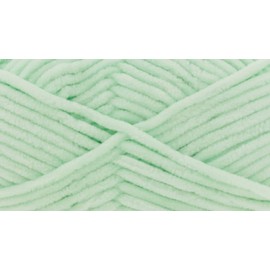 King Cole Yummy Chenille Knitting Yarn Chunky 2221 Mint - per 100 gram ball