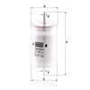 Original MANN-FILTER Fuel filter WK 8036 – For Passenger Cars