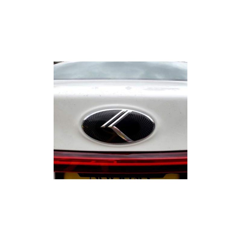 New 2pc Vintage K Metal Skin Emblem Badge Overlay for