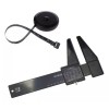Fisiotools Kit Antropómetro Vitruvian Negro Y Cinta Antropometrica Bl N