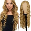 Long Wavy Wigs for Women 28”/70cm Long Curly Wigs Middle