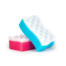 HOMESmith Massage Bath & Shower Sponges ( Pack of 3 )