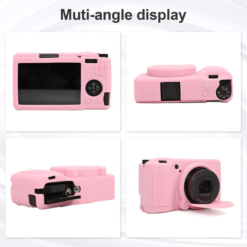 Rieibi GRIII/GRIIIx Case,Silicone Camera Case for GR III/GR IIIx with