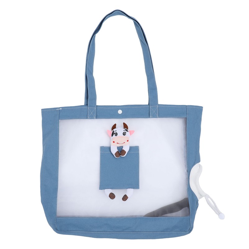 Cat Carrier Handbag Breathable Mesh Canvas Sturdy Soft Comfortable Traveling