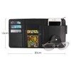 Leather Car Sun Visor Organizer with Net & Zipper, Ultra