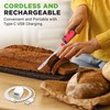 NutriChef Cordless Electric Knife | Easy to Use Constant ON/OFF