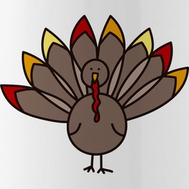 CafePress Thanksgiving Turkey Stainless Water Bottle 1 1.0L (34 oz) Stainless Steel Water Bottle