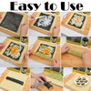 GETFACAI 6 Pcs Sushi Rolling Mat, Sushi Making Kit, Sushi