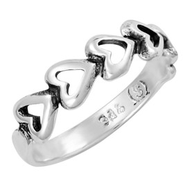 .925 Sterling Silver Knuckle Rings Size 3, Metal