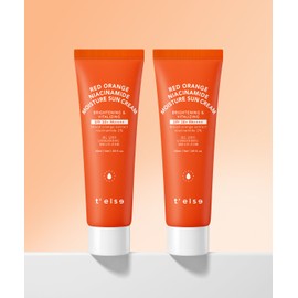 TILS TLs Red Orange Niacinamide Moisture Sunscreen 50ML X 2 pieces
