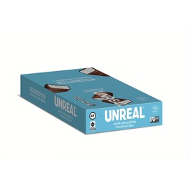 UNREAL Dark Chocolate Coconut Bars | Certified Vegan, Gluten Free, Fair Trade, Non-GMO | No Sugar Alcohols or Soy | 12 Large Bars