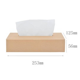 [SIWA Wrinkles] Tissue Box Case S for Thin Type (SIWA | Paper Wash) (Brown)