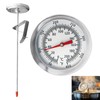yowodana Oil Thermometer, Kitchen Thermometer, Cooking Thermometer, Dial Thermometer, Temperature