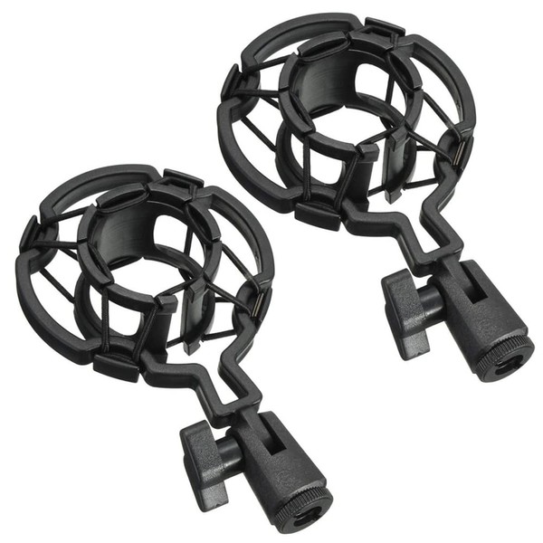 ThtRht 2 Pack Microphone Shock Mount Condenser Mic Shockmount Holder