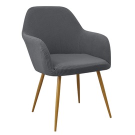 Yonus Dining Room Chair Slipcovers Parsons Chair Covers Sets Armchair Covers Removable Chair Protector Cover Seat Slipcovers for Living Room (1, Grey)