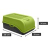 ARTECSIS Potato Storage Box, Green, for approx. 2.5 kg Potatoes,