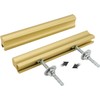 goldenwarm 5 Pack Adjustable Gold Cabinet Handle,Drawer Pulls 1-3/8" to