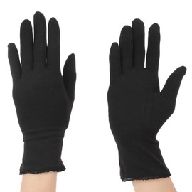 HANDS UP MARKET Gloves, UV Protection, Sun Protection, Women's, Soy Fiber, Cool Touch Sensation, Sunscreen, Sunburn, UV Care, For Driving, Bicycle, Spring and Summer, Black