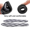 LMHCISO 3 Packs Sockless Insoles Inner Soles for Women,No Show