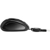 Adesso Ergonomic iMouse S8 - Retractable Optical USB Mouse (Black)