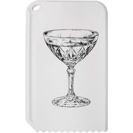 Azeeda 'Antique Crystal Cocktail Glass' Plastic Ice Scraper (IC00040895)