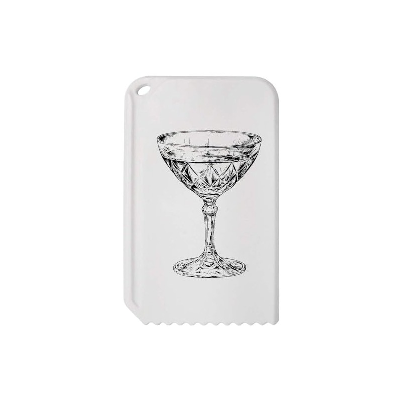Azeeda 'Antique Crystal Cocktail Glass' Plastic Ice Scraper (IC00040895)