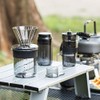 &NE NKW-375 Portable Coffee Canister, Nikii Cafe, Black, Diameter 2.4