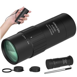 8x25mm Mini Monoculars for Adults High Power Clear View, Easy Focus, Multi-Coated Lens, BAK-4, 18mm ED Eyepiece, Twist-up Eyecup, Compact Monocular Telescope with Hand Strap for Hunting Bird Watching