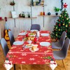 2 Pcs Christmas Plastic Tablecloth 54” x 108” Snowman Christmas
