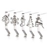Christmas Stocking Holders for Mantle Set of 5, Weighted Stocking