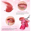 20Pcs Silicone Lip Applicator, Silicone Lip Brushes Set with Caps,