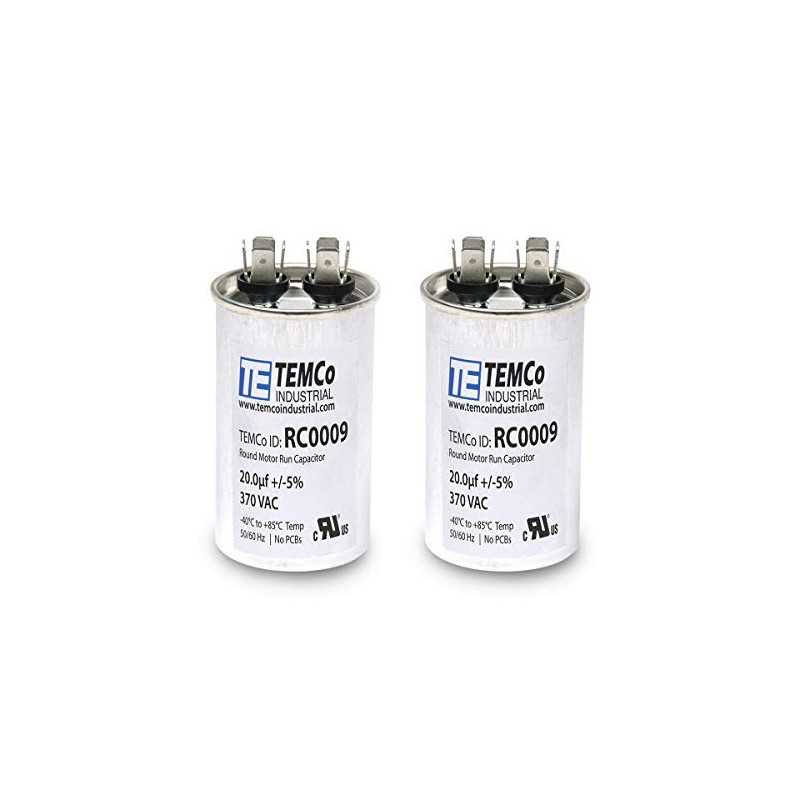 Capacitor De Trabajo 25 MFD 370 VAC Metálico