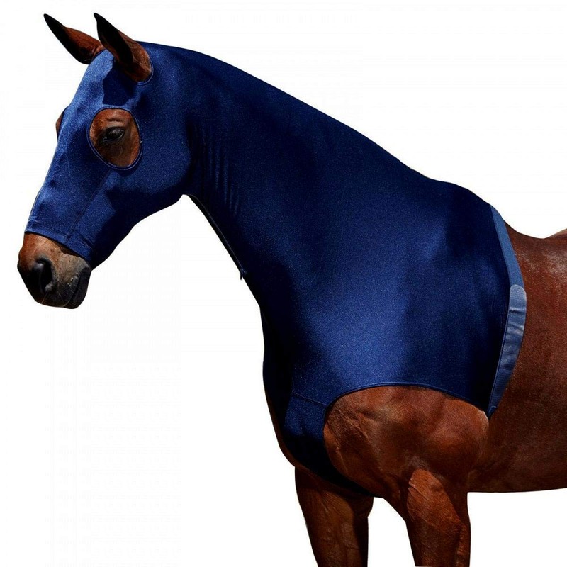 WeatherBeeta Stretch Hood with Zip, Navy, Cob