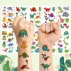 Cartoon Dinosaur Tattoos for Kids Girls Boys Birthday Party Favors