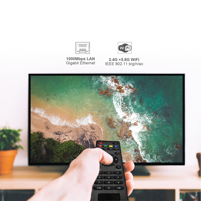 S95 S905X2 2+16G Dual WiFi+BT4.0 STB Smart TV Box HD
