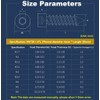 CONPHERON 8.8 Degree Carbon Steel Hexagon Socket Tapping Screws Wood