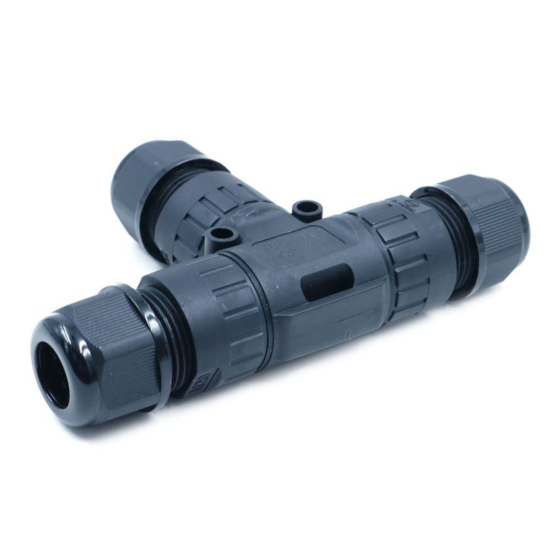 ZONADAH Pack of 2 T-type 3-way IP68 waterproof electrical cable