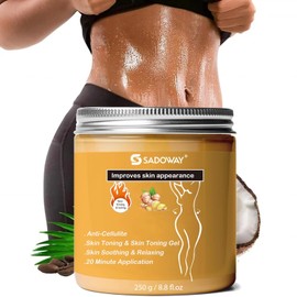 Crema Corporal de Masaje con Efecto Caliente - Gel con Ingredientes Naturales para Hidratación y Cuidado de la Piel
