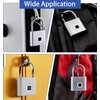 UMIKSMART Fingerprint Padlock, Keyless Biometric Smart Lock with USB-C Rechargeable