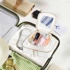 ELIZAHOME Clear Toiletry Bag and Mini Makeup Bag with Zipper