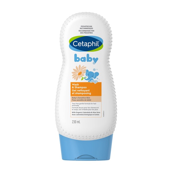 Cetaphil Baby Wash and Shampoo With Organic Calendula - Tear