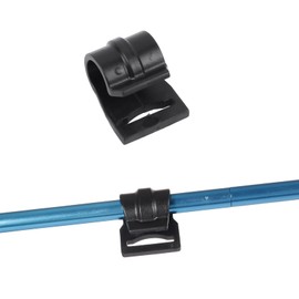 Tent Pole Clips, C Clips for Tent, Tent Pole Attachment Clips 20 Pack (Fits 11-12.7mm (0.43”-1/2”) poles)