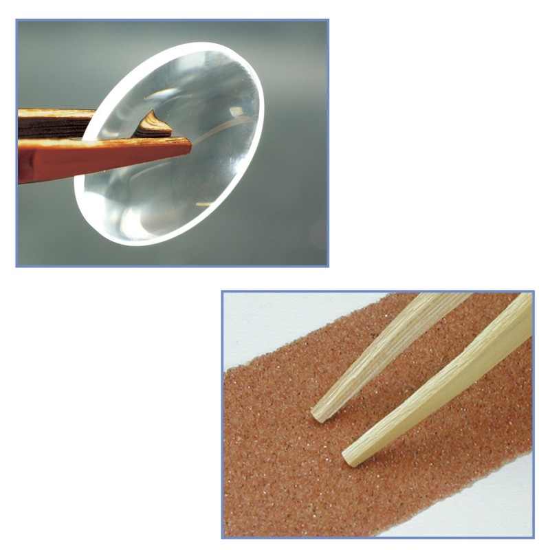 Hozan P-863-150 ESD Bamboo Tweezers, Conductive Bamboo Tweezers, 5.9 inches
