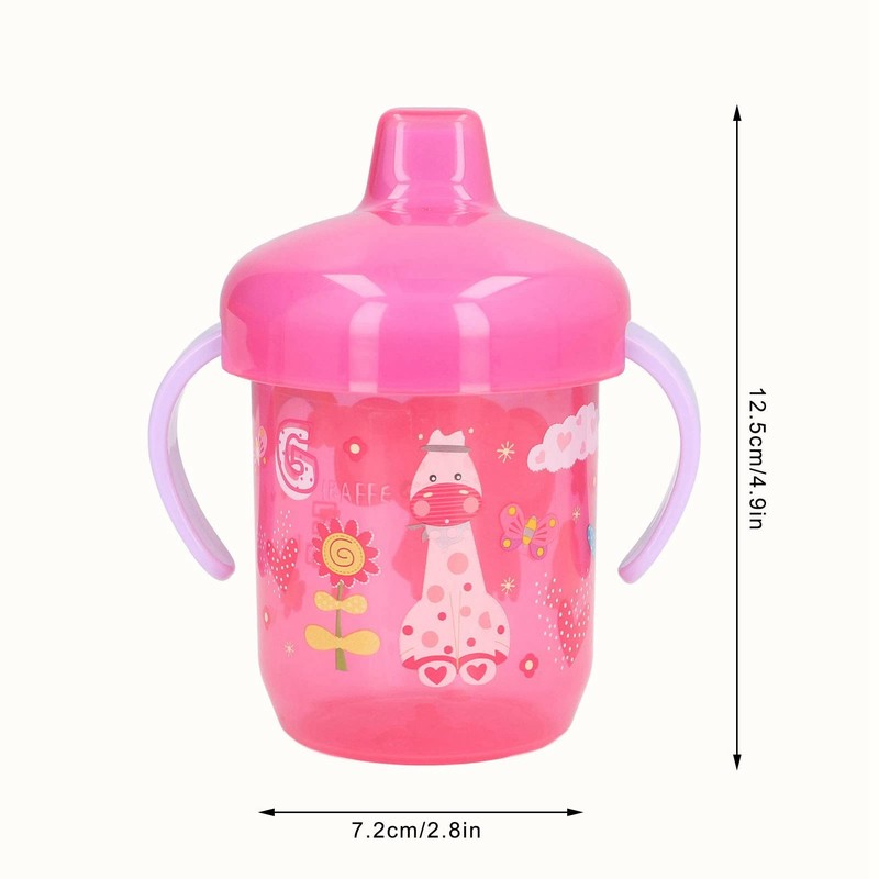 Keenso Sippy Cup, Infant Sippy Cup Portable Cartoon Animal Pattern