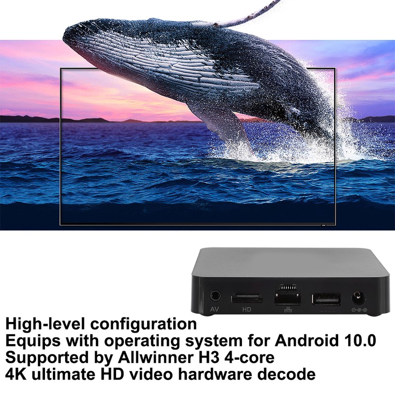 T95 Multimedia Player for Android 10.0 1.5GHz Intelligent 4K Digital