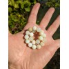 RAYON Green Opal Bead Bracelet Men Stretch 10mm 7, 7.5,