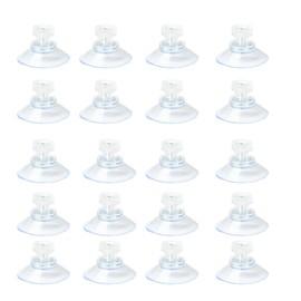 8 pieces Mini Suction Cups,32mm/1.26'' Suction Cup with M4 Screw Clear PVC Sucker Pads Extra Strong Sucker Suction Cup Glass Suction Holder with Screw Nut for Bathroom Wall, Window, Car Shade