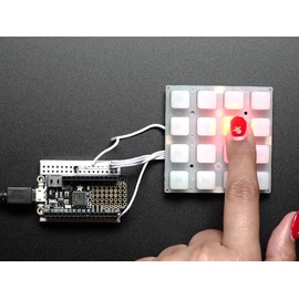 Adafruit NeoTrellis RGB Driver Board for 4x4 Keypads 3954