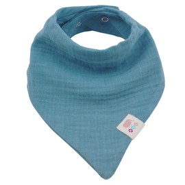 M.M.C. Baby Pack of 8 Muslin Triangular Bandana Unisex Cotton with Adjustable Press Studs Burp Cloth Bib for Toddlers Boys and Girls, Set for boys, One Size